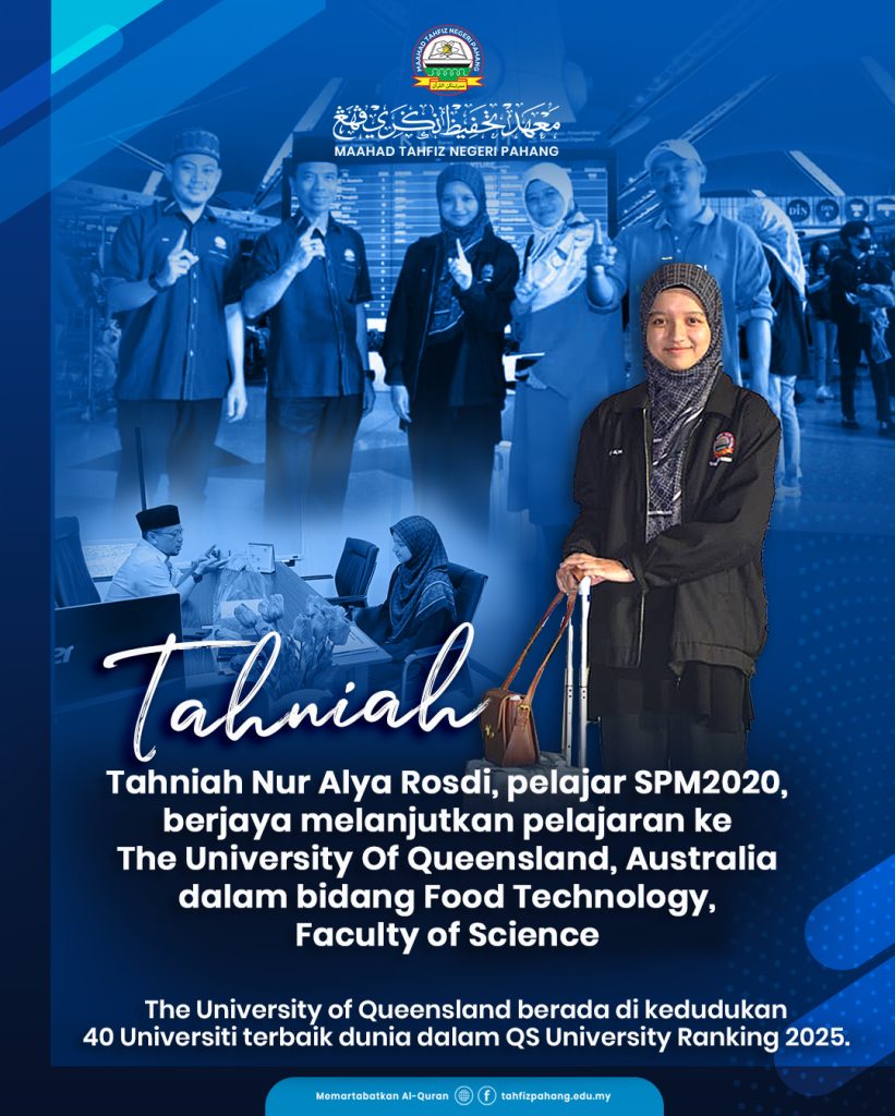 Tahniah Nur Alya Rosdi, pelajar SPM2020